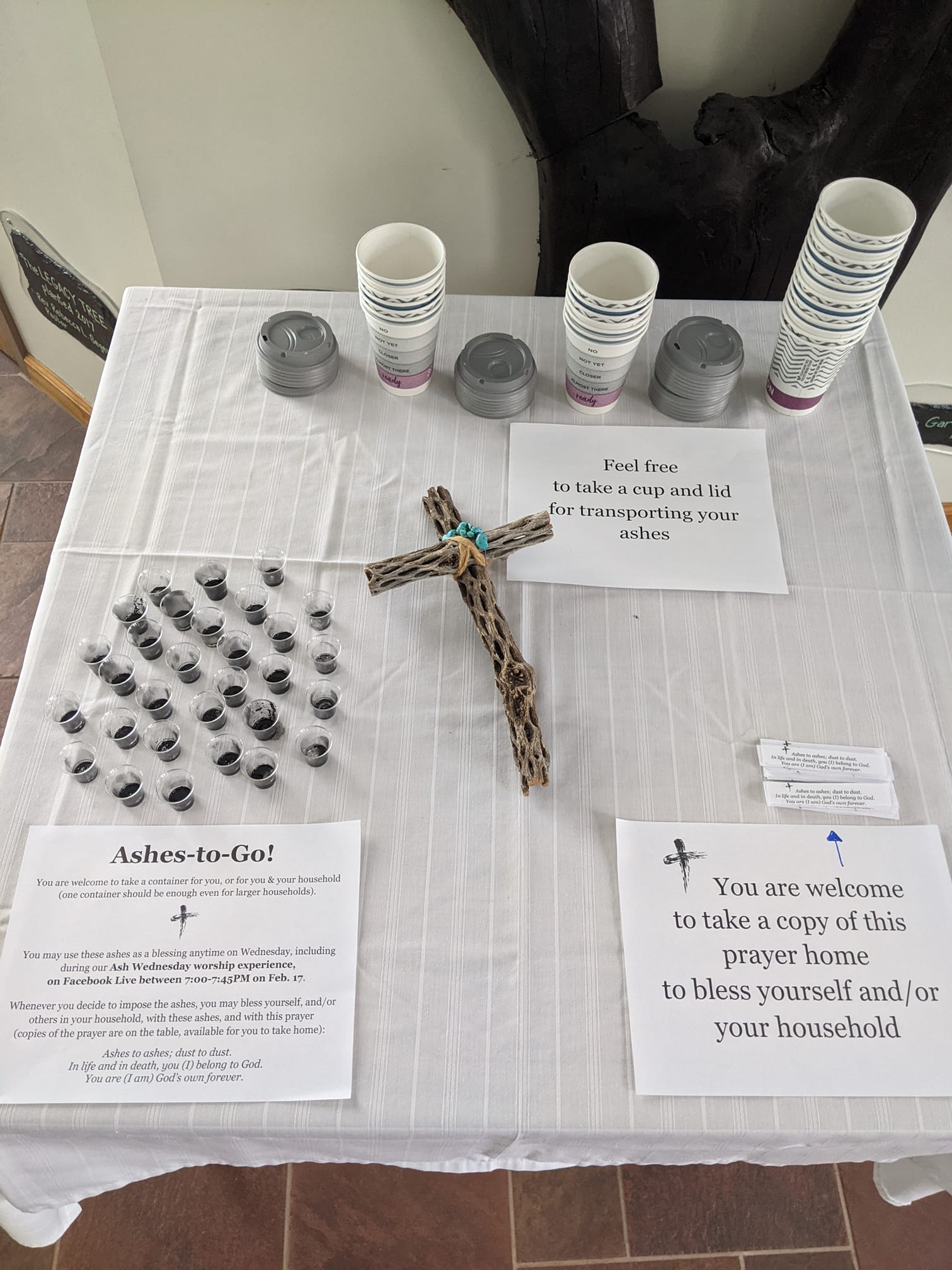 ashes to go